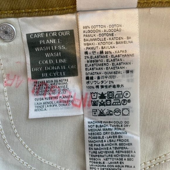 Women's Levis Dark Khaki Skinny Jeans - W29 L30 - Picture 3 of 7